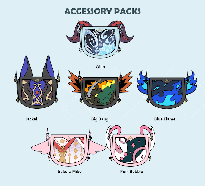 Pink Bubble Accessory Pack