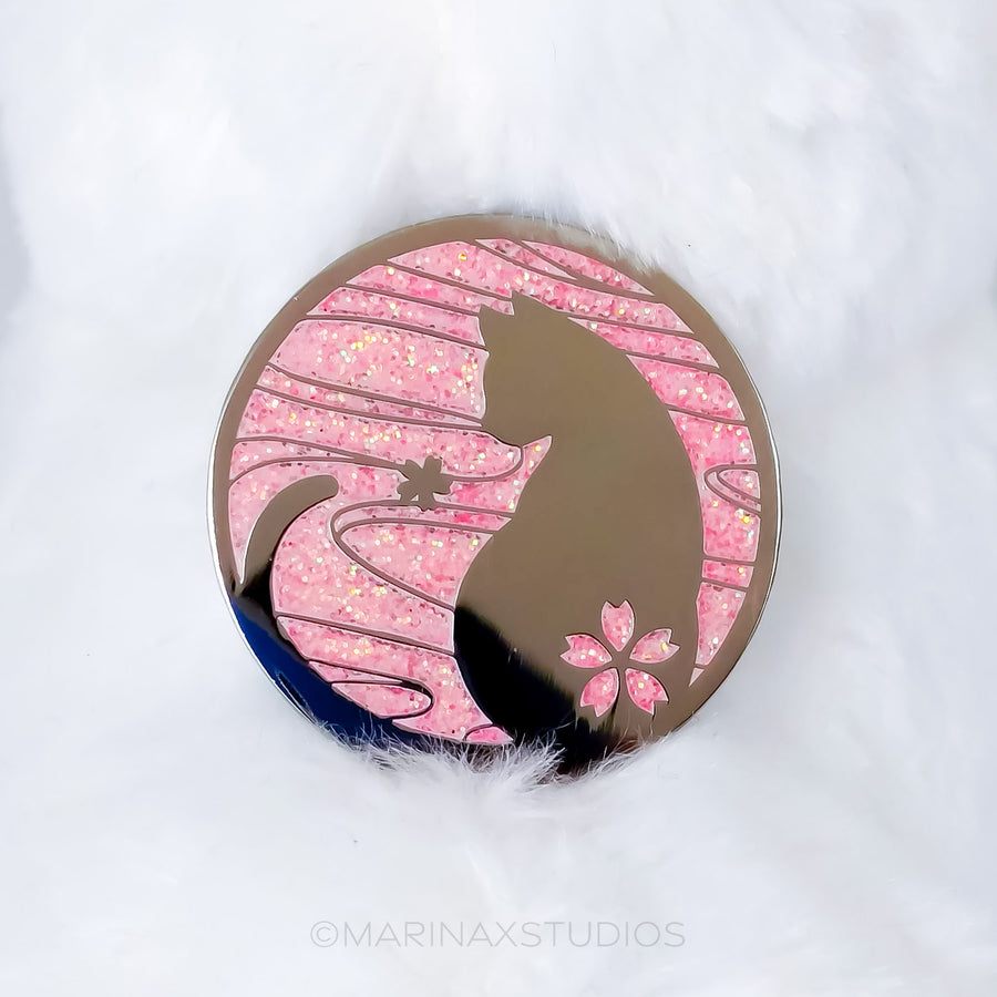 Sakura Cat Pin